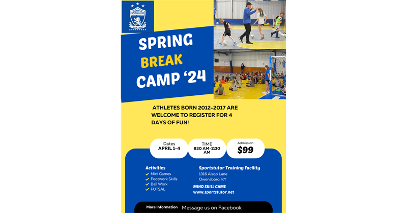 Spring Break Camp 2024 APRIL 1-4
